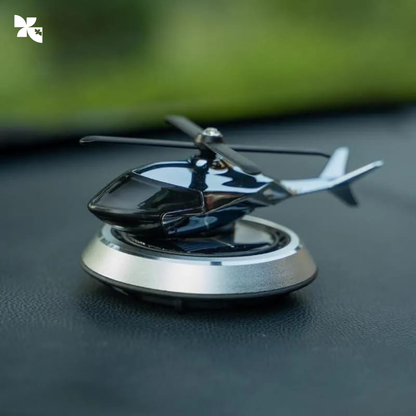 KOVE — Solar Helicopter Car Air Freshener with Refill – Luxury Dashboard Perfume Decor