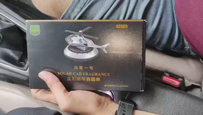 KOVE — Solar Helicopter Car Air Freshener with Refill – Luxury Dashboard Perfume Decor